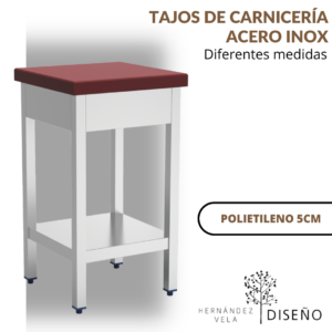 08. TAJO CON FIBRA DE POLIETILENO ESTRUCTURA ACERO INOX